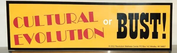 Cultural Evolution or Bust! Bumper Sticker